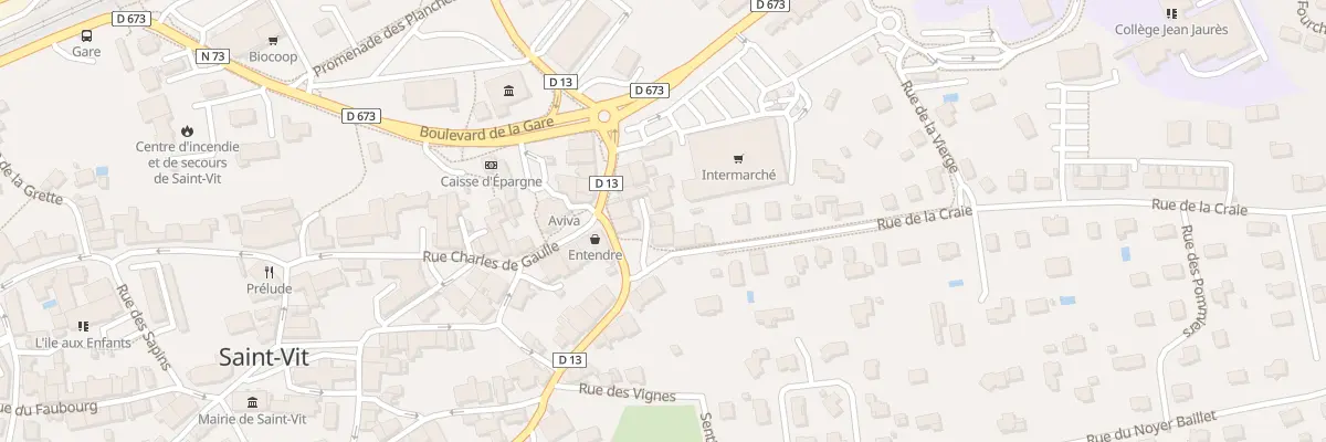 Plan du 3 Rue de la Craie à Saint-Vit