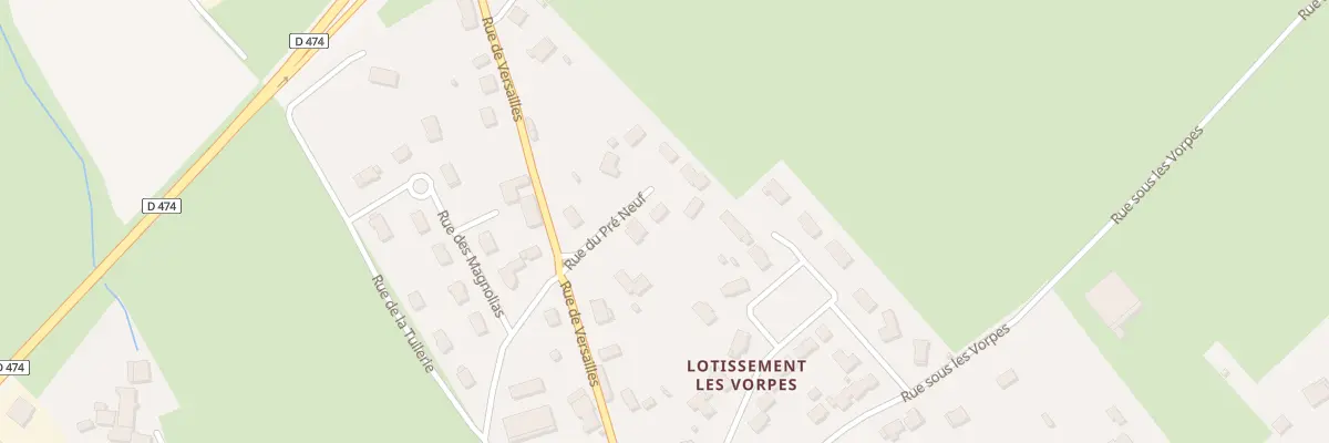 Plan du 6 Rue du Pré Neuf à Gy