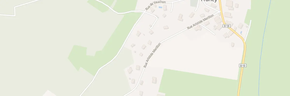 Plan du 9 Rue Aristide Merillon à Franey