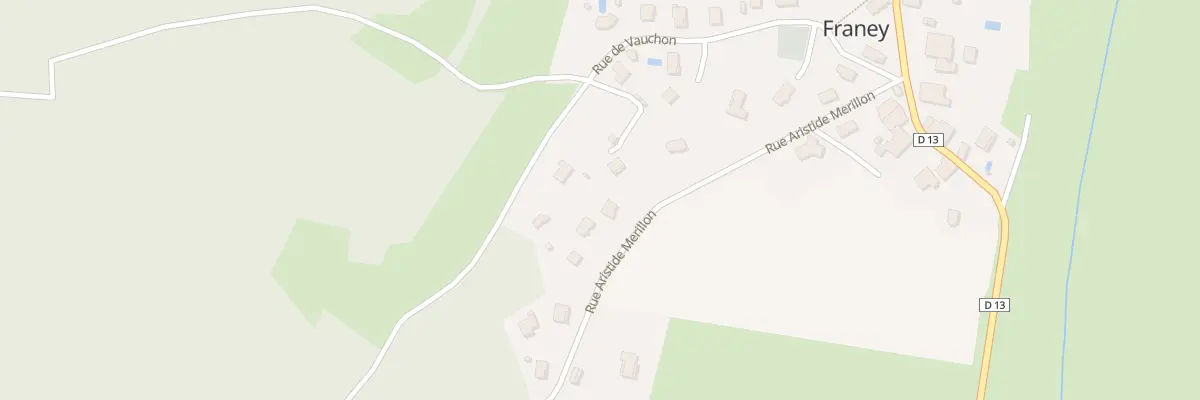 Plan du 11 Rue Aristide Merillon à Franey