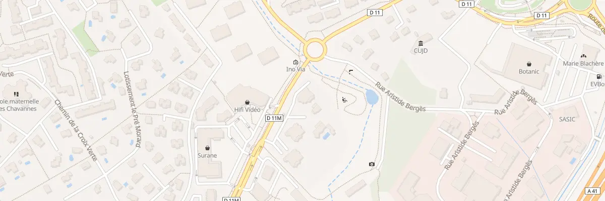 Plan du 1378 Av de l’Europe à Montbonnot-Saint-Martin