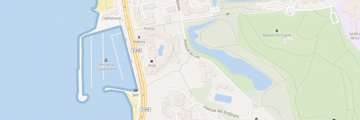 Plan du 34 Av du Lac à Six-Fours-les-Plages