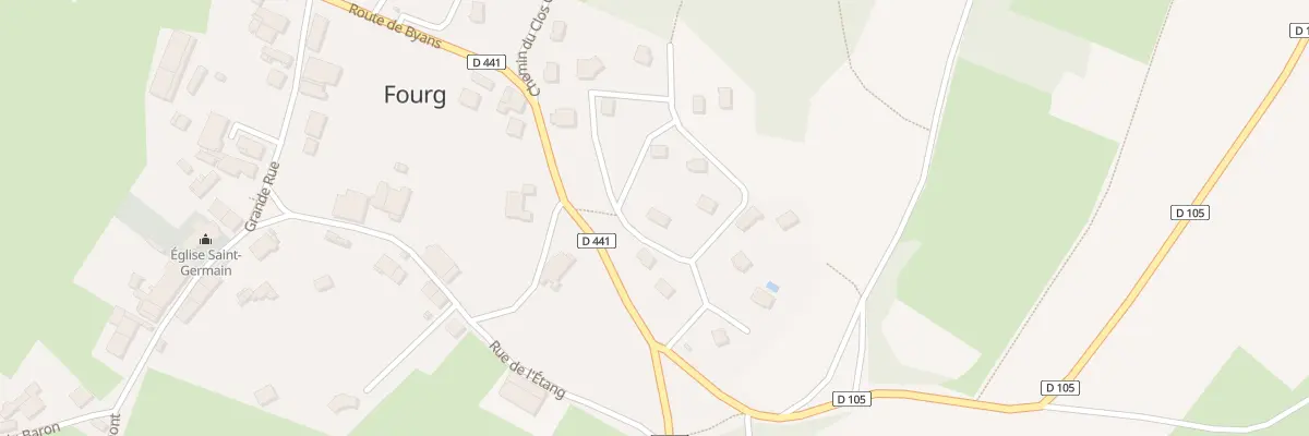 Plan du 2 Rue du Genevrier à Fourg
