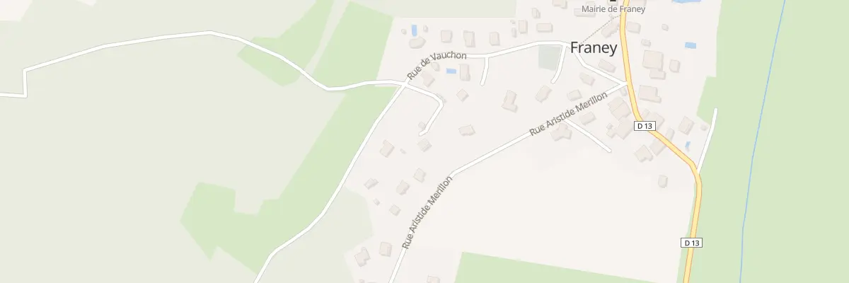 Plan du 13 Rue de Vauchon à Franey