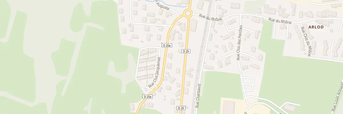 Plan du 7 Rte de Villes à Valserhône