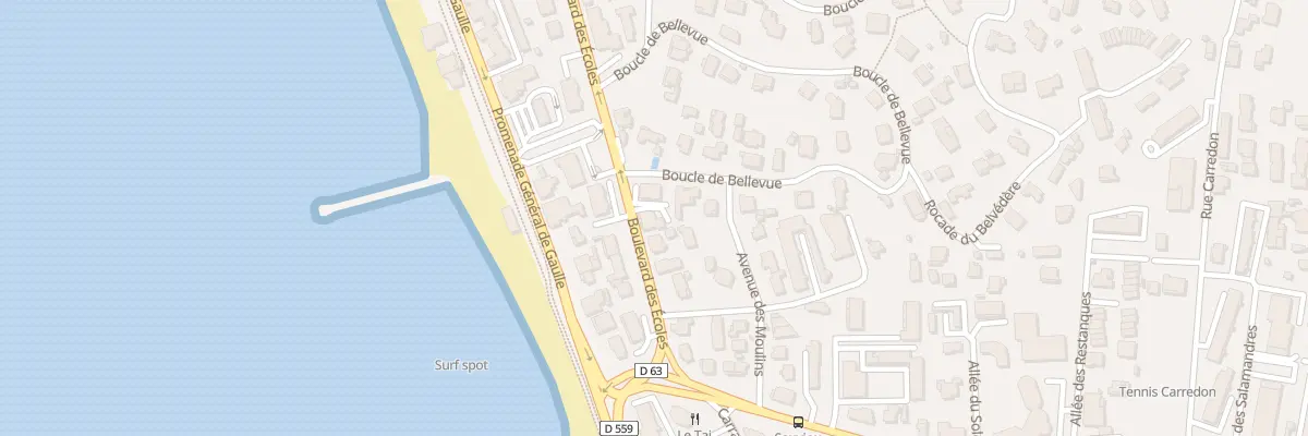 Plan du 130 Bd des Écoles à Six-Fours-les-Plages