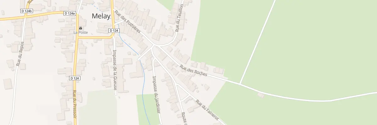 Plan du 5 Rue des Roches à Melay