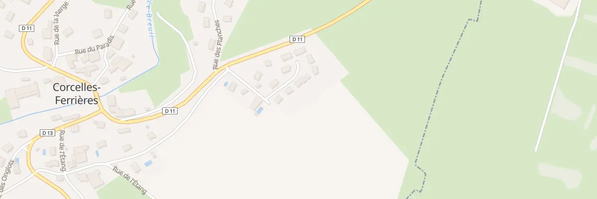 Plan du 8 Imp du Champ du Chat à Corcelles-Ferrières