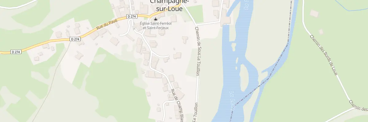 Plan du 5008 Imp de la Source à Champagne-sur-Loue