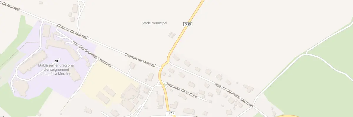 Plan du 1 Rue Capitaine Lacuzon à Crotenay