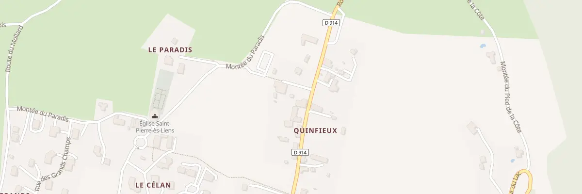 Plan du 25 Imp de Quinfieux à Saint-Pierre-de-Curtille