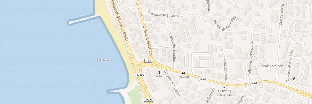 Plan du 40 Bd des Écoles à Six-Fours-les-Plages