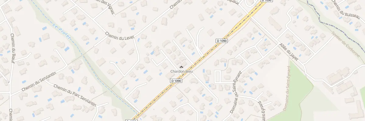 Plan du 941 Rue Abel Servien Rd 1090 à Biviers