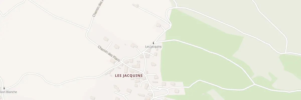 Plan du 1074 Rte des Jacquins à Billième