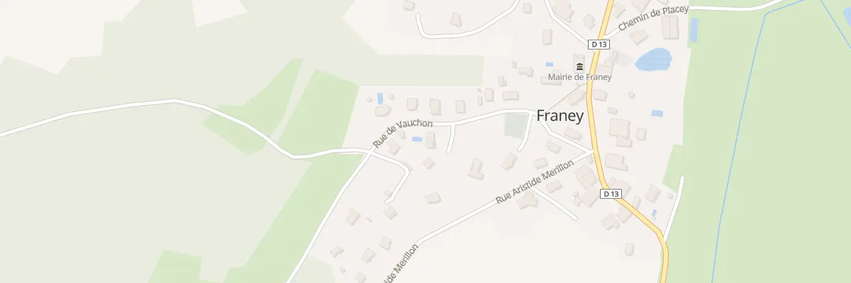 Plan du 9 Rue de Vauchon à Franey