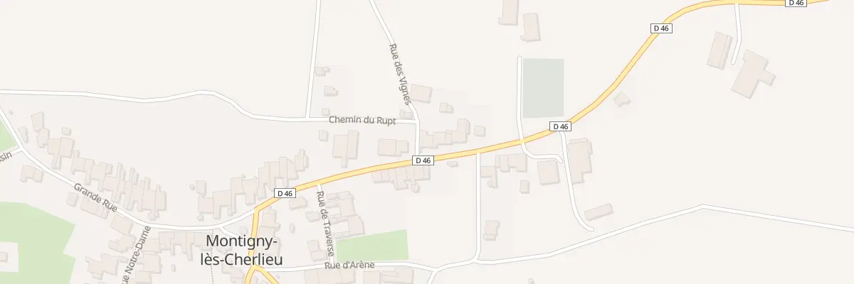 Plan du 8 Grande Rue à Montigny-lès-Cherlieu