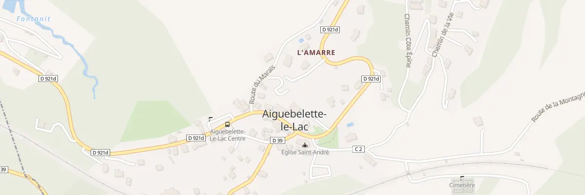 Plan du 20 Rte du Bourg à Aiguebelette-le-Lac