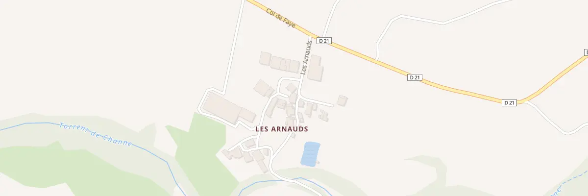 Plan du 5070 Plaine des Arnauds à Savournon