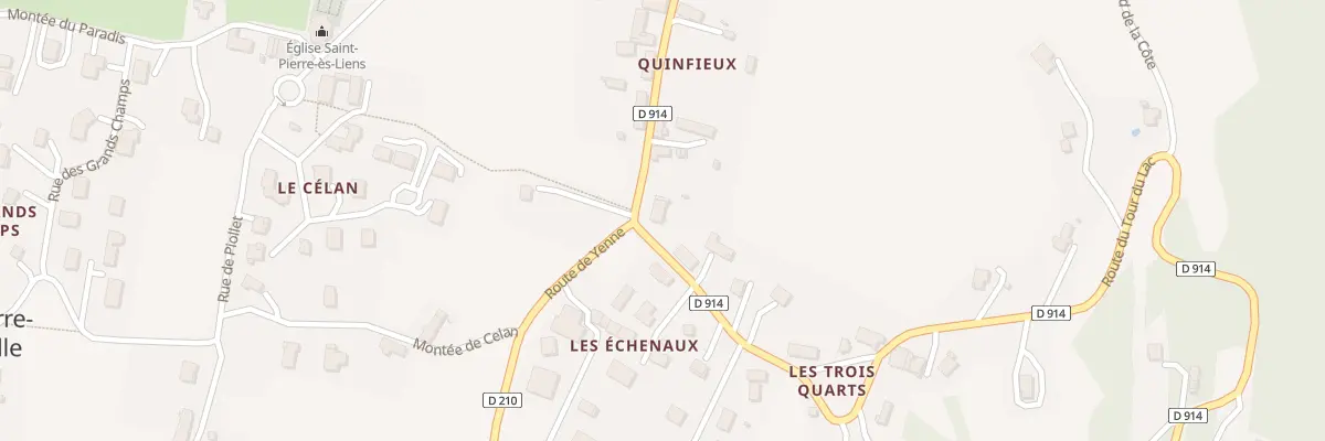 Plan du 1485 Rte du Tour du Lac à Saint-Pierre-de-Curtille