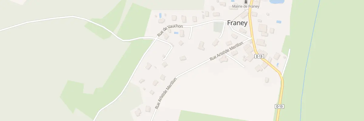 Plan du 15 Rue Aristide Merillon à Franey