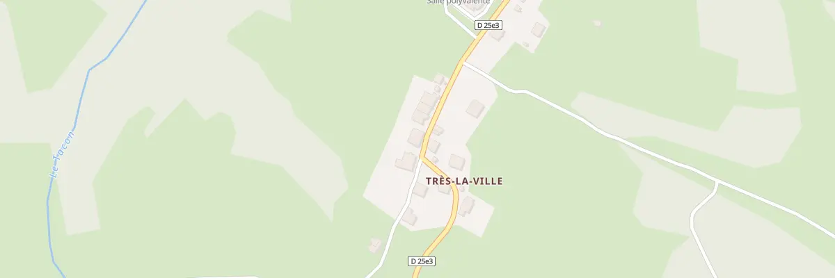 Plan du 10 Rue de Trés la Ville aux Bouchoux