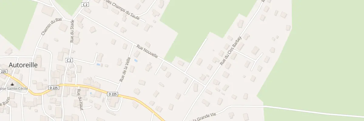 Plan du 6 Rue Nouvelle à Autoreille