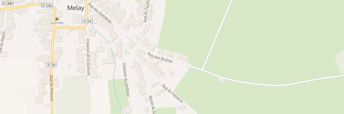 Plan du 9 Rue des Roches à Melay
