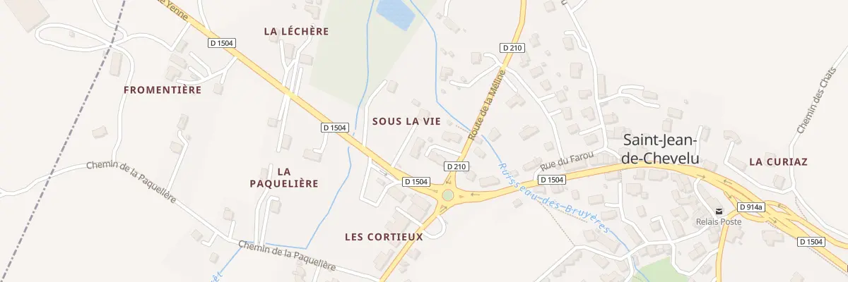 Plan du 5293F Sous la Vie à Saint-Jean-de-Chevelu