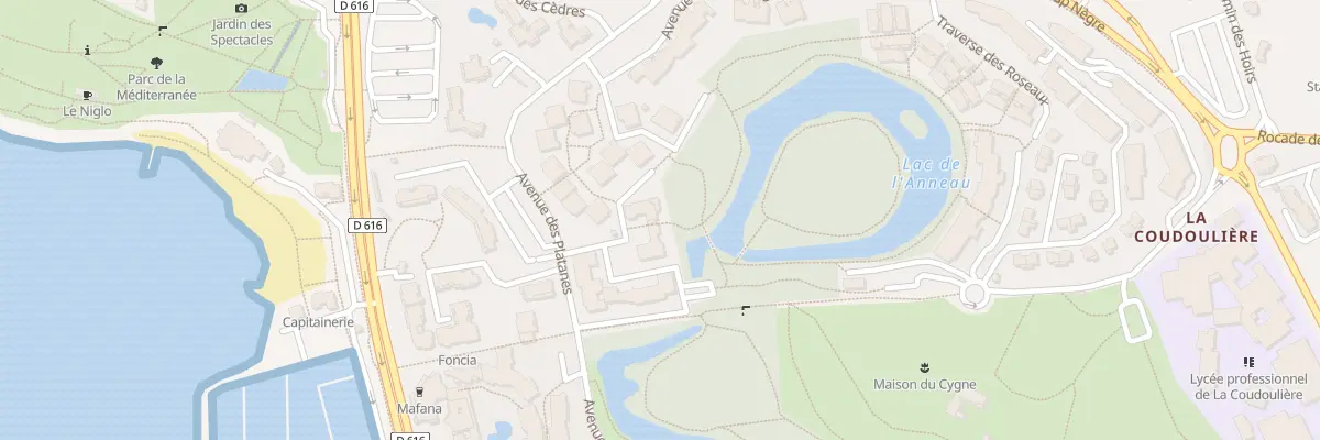 Plan du 58 Av des Platanes à Six-Fours-les-Plages