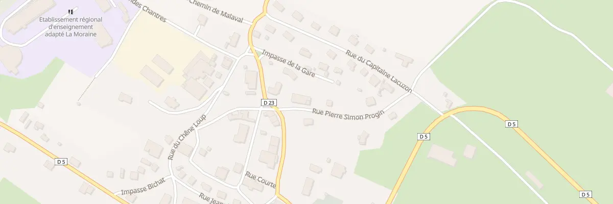 Plan du 3 Rue Pierre-Simon Progin à Crotenay