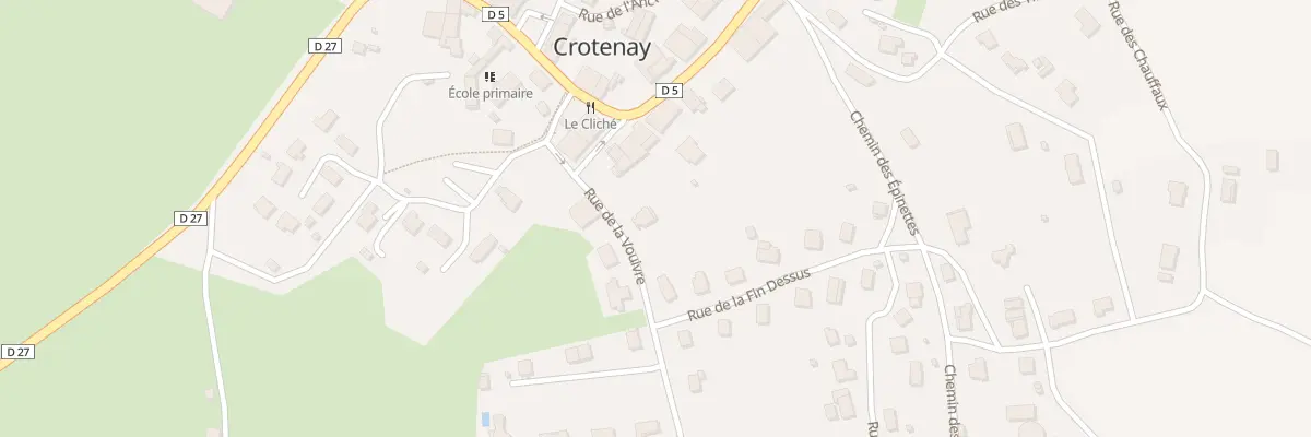 Plan du 3 Rue de la Vouivre à Crotenay