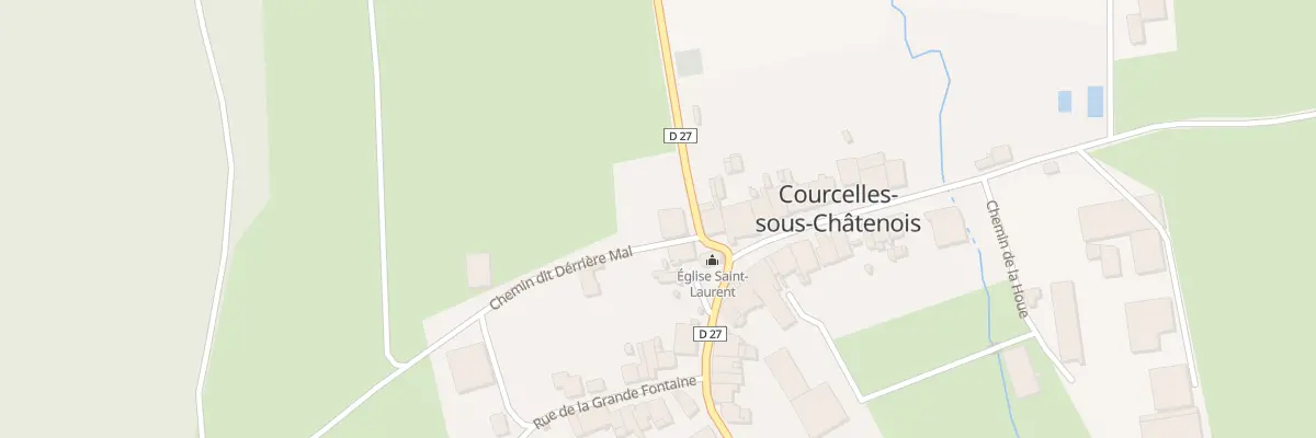 Plan du 19 Grande Rue à Courcelles-sous-Châtenois