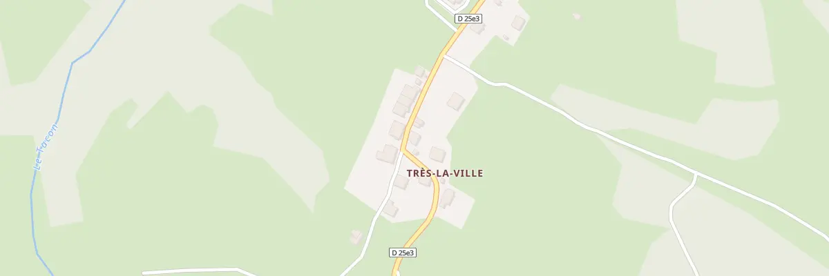 Plan du 17 Rue de Trés la Ville aux Bouchoux