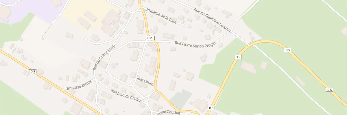 Plan du 4 Rue Pierre-Simon Progin à Crotenay