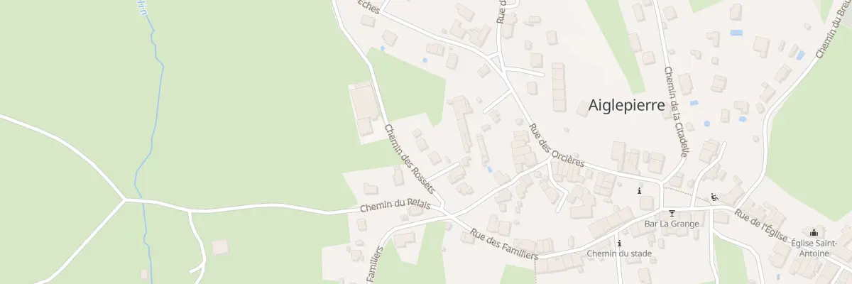 Plan du 8 Che des Rossets à Aiglepierre