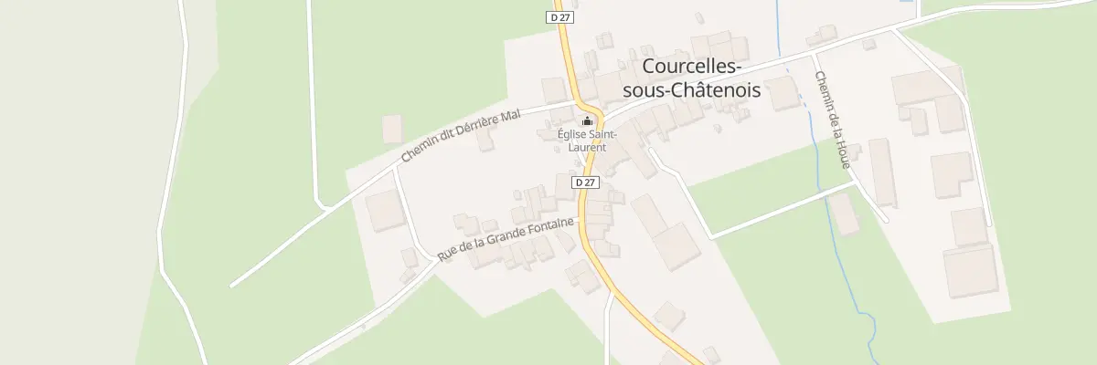 Plan du 4 Rue de la Gde Fontaine à Courcelles-sous-Châtenois