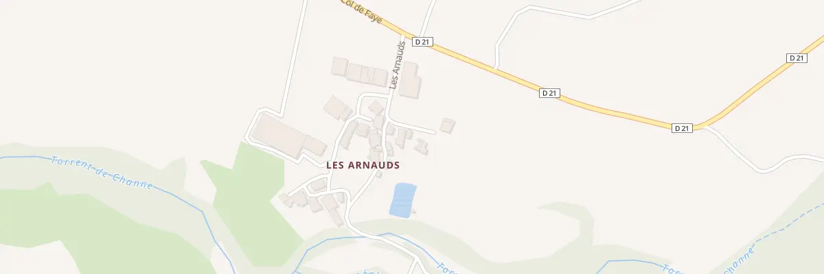 Plan du 140 Che des Arnauds à Savournon