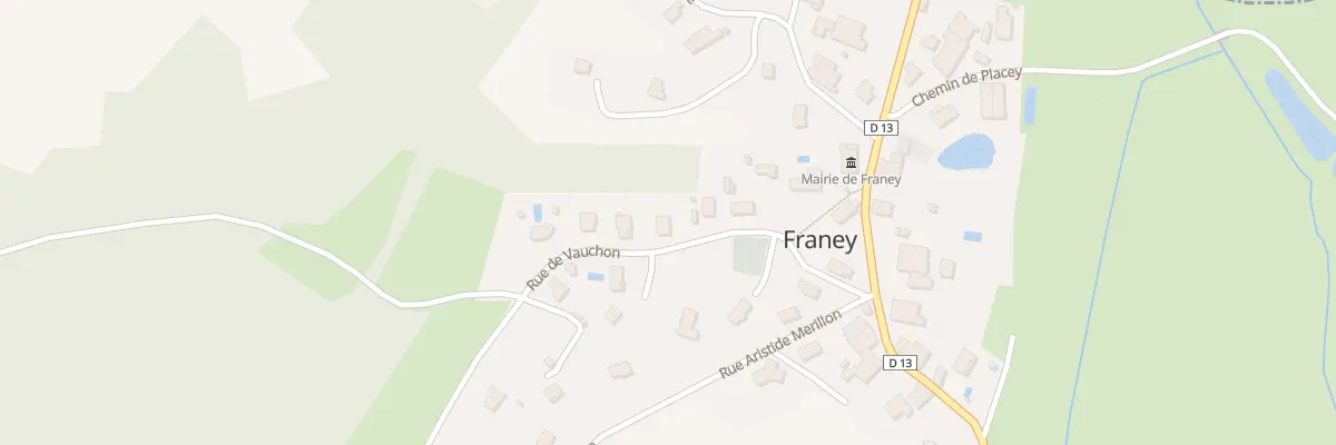 Plan du 10 Rue de Vauchon à Franey