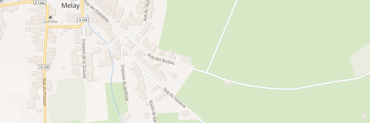 Plan du 13 Rue des Roches à Melay