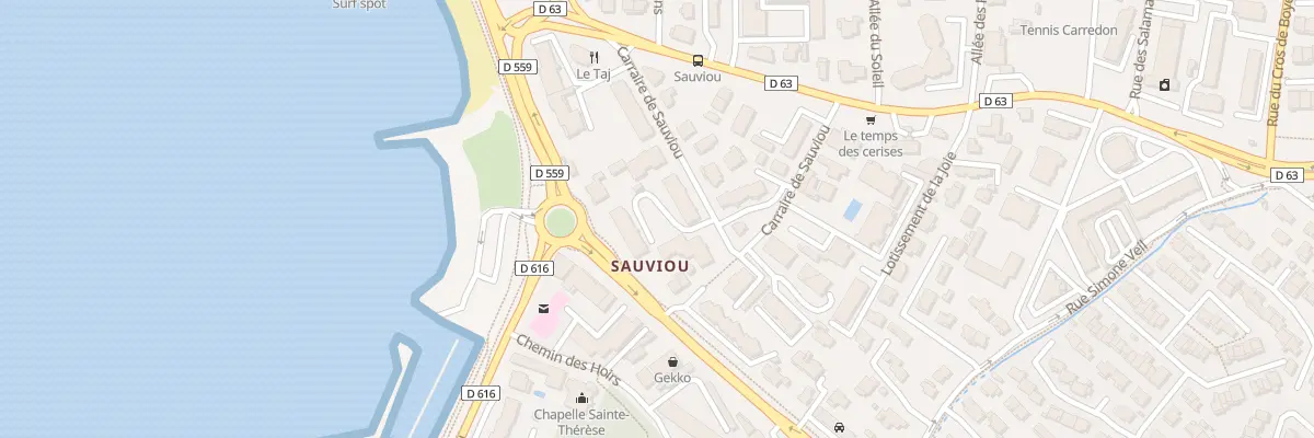 Plan du 170 Vc Carraire de Sauviou à Six-Fours-les-Plages