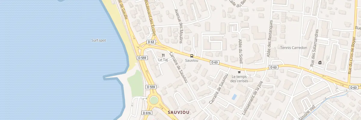 Plan du 35 Vc Carraire de Sauviou à Six-Fours-les-Plages