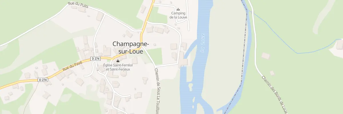 Plan du 5072 Che des Laminoirs à Champagne-sur-Loue