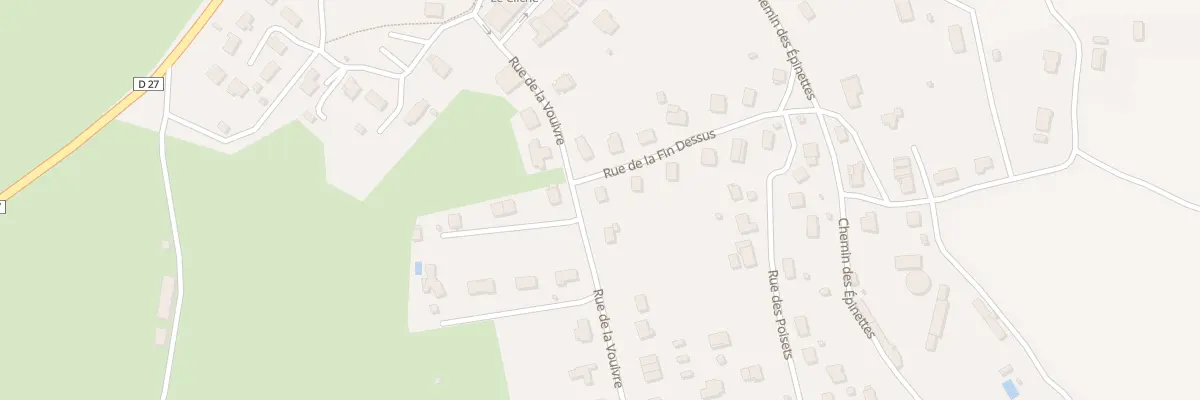 Plan du 2 Rue de la Fin Dessus à Crotenay
