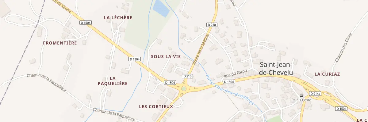 Plan du 5298F Sous la Vie à Saint-Jean-de-Chevelu
