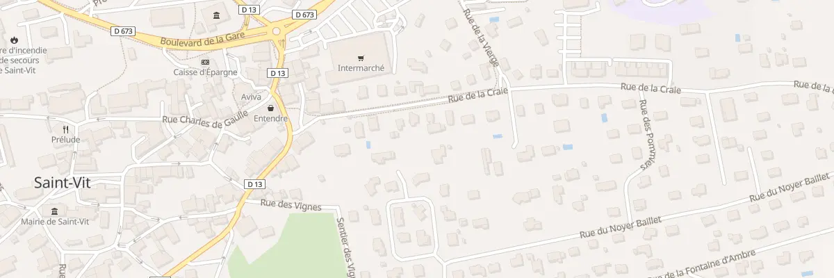 Plan du 6A Rue de la Craie à Saint-Vit