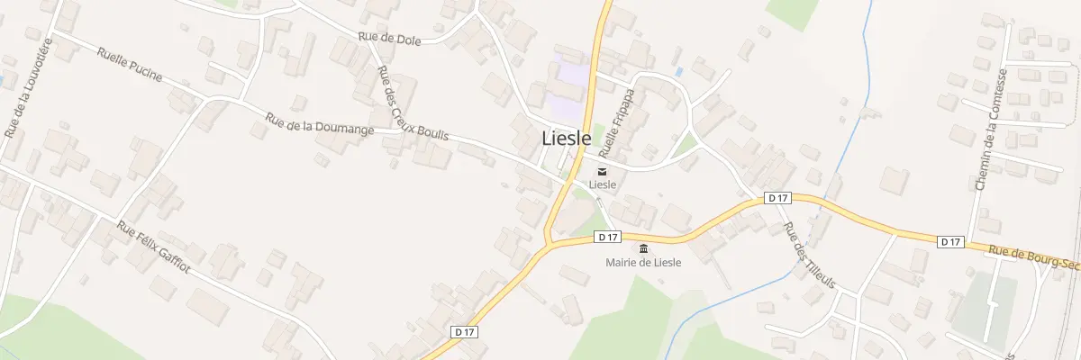 Plan du 6 Pl St Etienne à Liesle