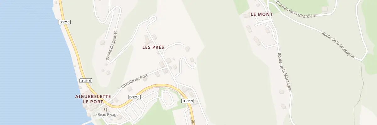 Plan du 38 Rte du Sauget à Aiguebelette-le-Lac