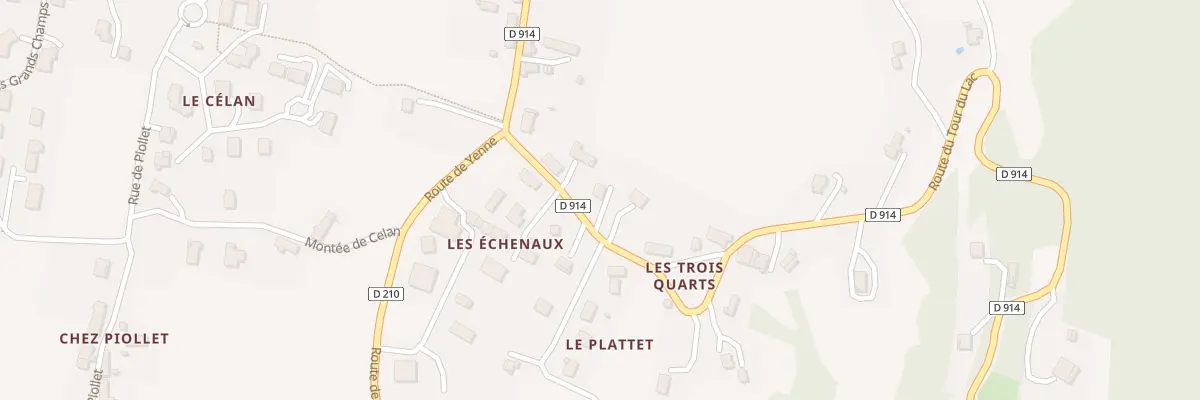 Plan du 1611 Rte du Tour du Lac à Saint-Pierre-de-Curtille