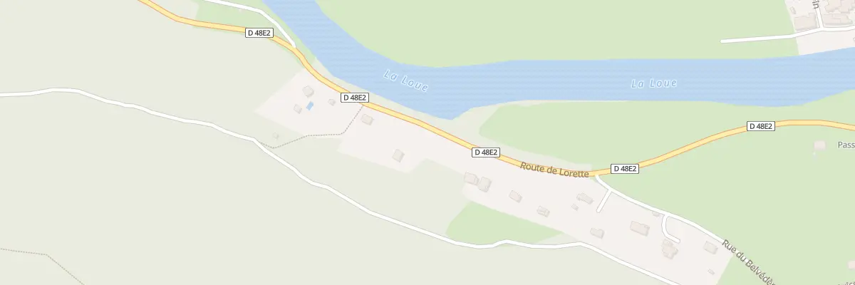 Plan du 15B Rte de Lorette à Port-Lesney