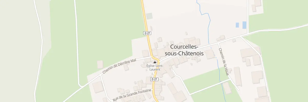 Plan du 28 Grande Rue à Courcelles-sous-Châtenois